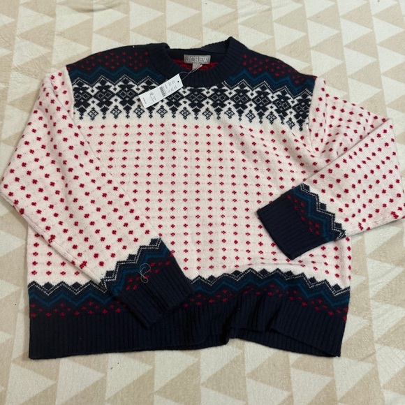 J crew Fair Isle crewneck sweater in vintage wool - Picture 5 of 6